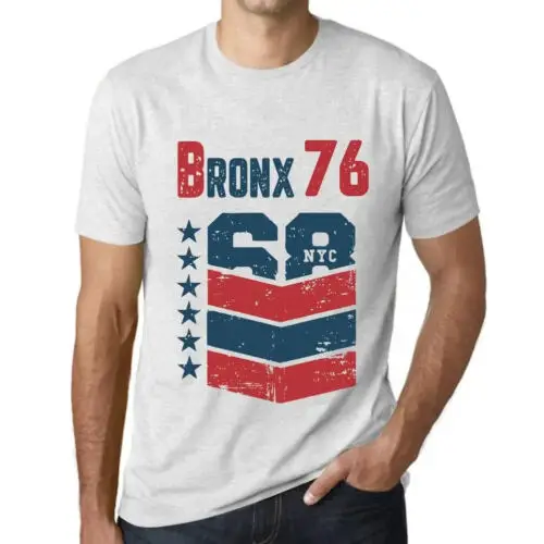 Heren Grafisch T-Shirt Bronx 76 Cadeau voor 76ste Verjaardag 76ste Jubileum