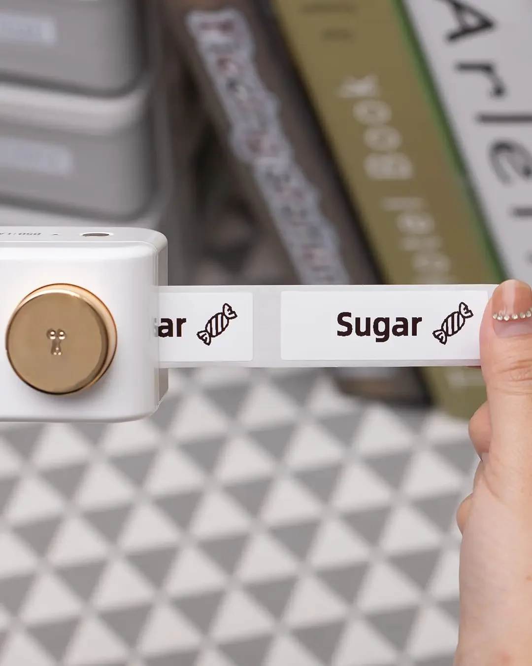 3 Rolls Label Sticker Phomemo D50 Label Maker Tape Waterproof Anti-Oil Tear-Resistant Price Label Thermal Label Sticker Paper