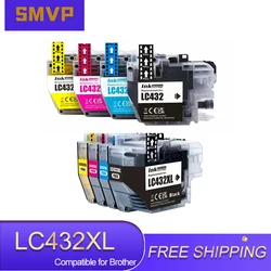 LC432 LC432XL Ink Cartridge for Brother MFC-J5340DW MFC-J5740DW MFC-J6540DW MFC-J6740DW MFC-J6940DW Compatible Inkjet Printer