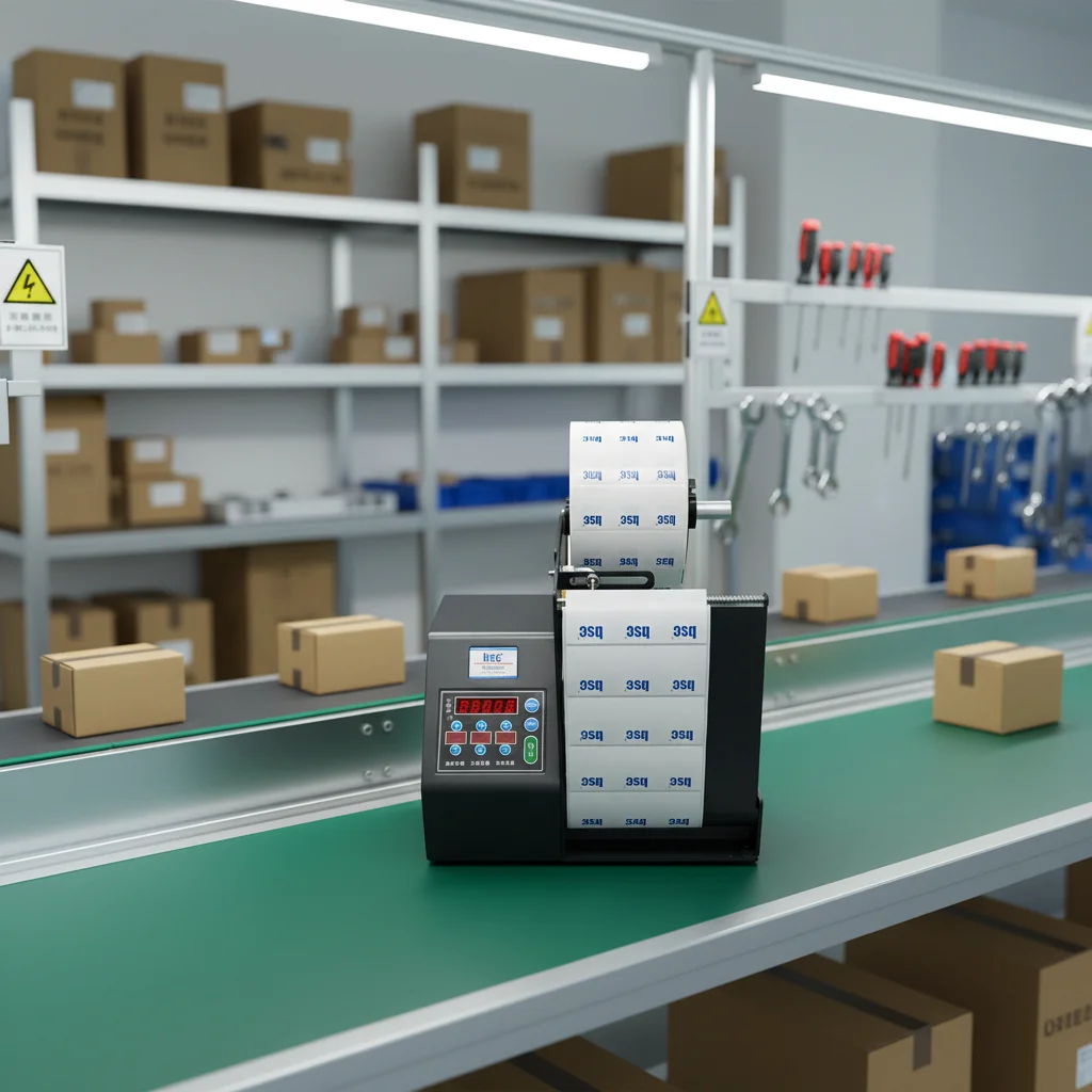 Label Dispenser Electric Peel Machine - Máquina Despegadora de Etiquetas Bsc-MF150 para