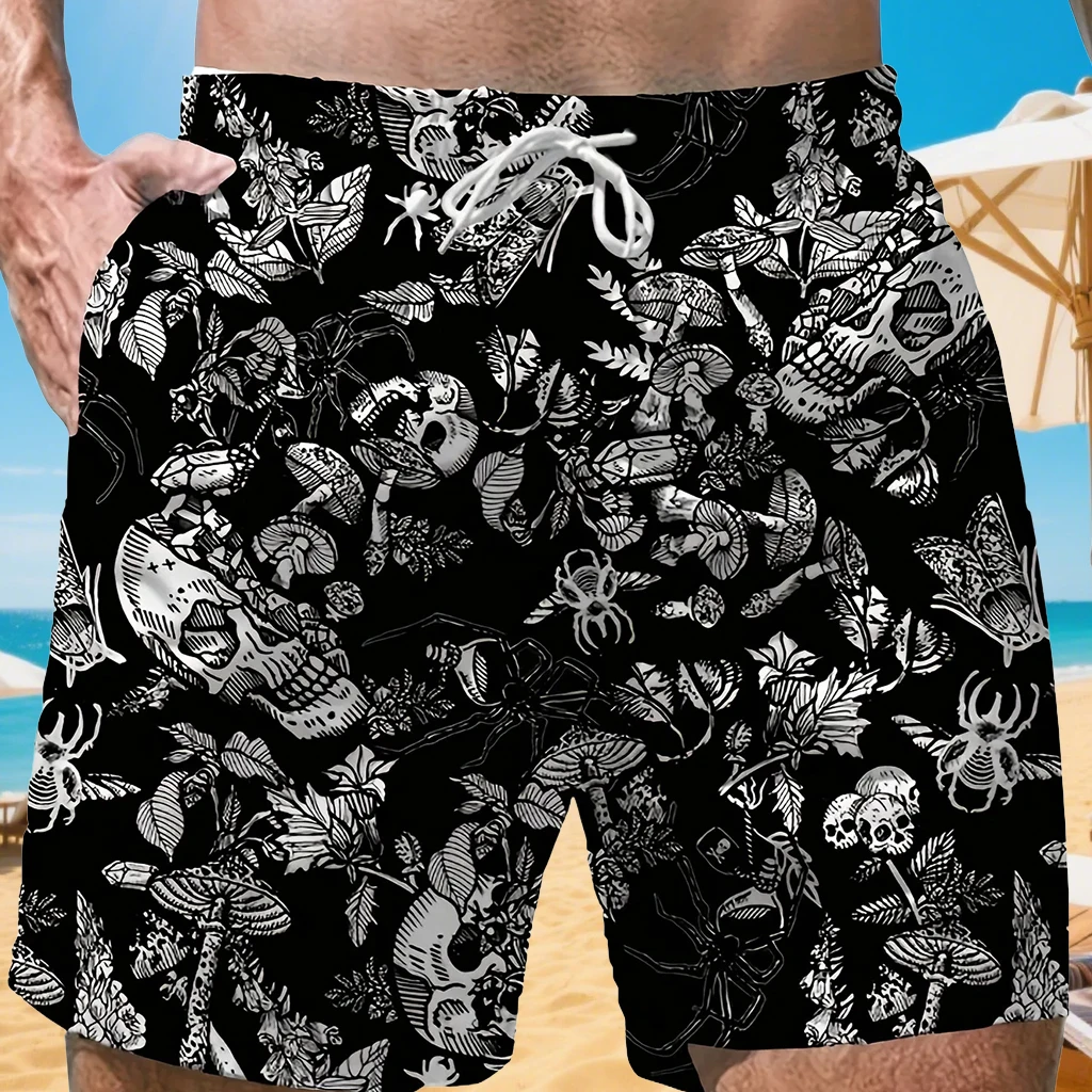 

New Men's Off-road Sports Motorcycle Riding Shorts Fashionable Fast Drying Breathable Loose Beach Shorts Street Hip-hop Shorts