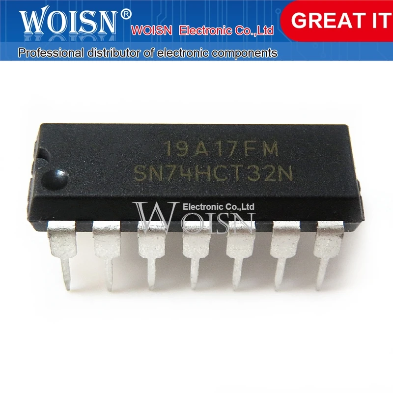 10pcs/lot 74HCT32N SN74HCT32N M74HCT32B1 74HCT32 DIP-14  chip Integrated IC New original In Stock