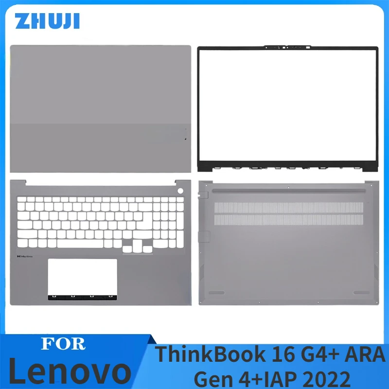 

New Original For Lenovo ThinkBook 16 G4+ ARA Gen 4+IAP 2022 Laptop LCD Back Cover Front Bezel Palmrest Upper Cover Bottom Case