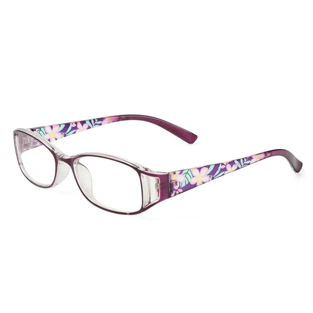

Fashion Flowers Vintage Elegant Anti-Blue Light Eyeglasses Eye Protection Reading Glasses Ultra Light Frame