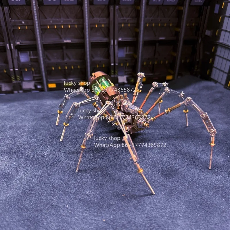

Cyberpunk Mechanical Insect Biochemical Venom Spider B Metal Assembly Spider Model Creative Handmade Personalized Holiday Gift