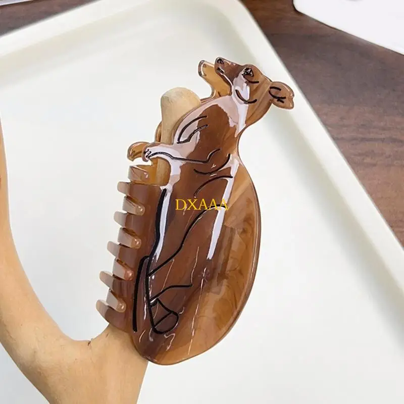 DXAA Fashionable Valentine's Day Hair Clip Clamp Claw Clip Hair Barrettes Unique Valentine's Day Hair Styling Tool Casual Wea