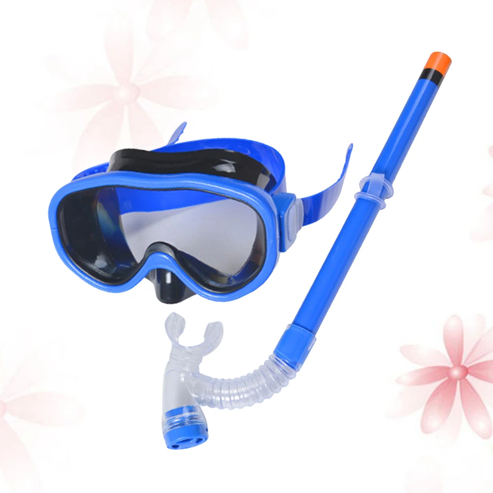 

Snorkeling Glasses Set Semi-Dry Type Swimming Diving Goggles Breathing Tube Men and Women