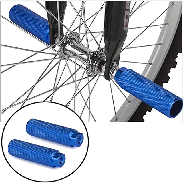 Bike Pegs Aluminum Alloy Anti Skid Lead Foot Bicycle Pegs BMX Pegs for Mountain Bike Cycling Rear Stunt Pegs Fit 3 8 inch Axles AliExpress 18