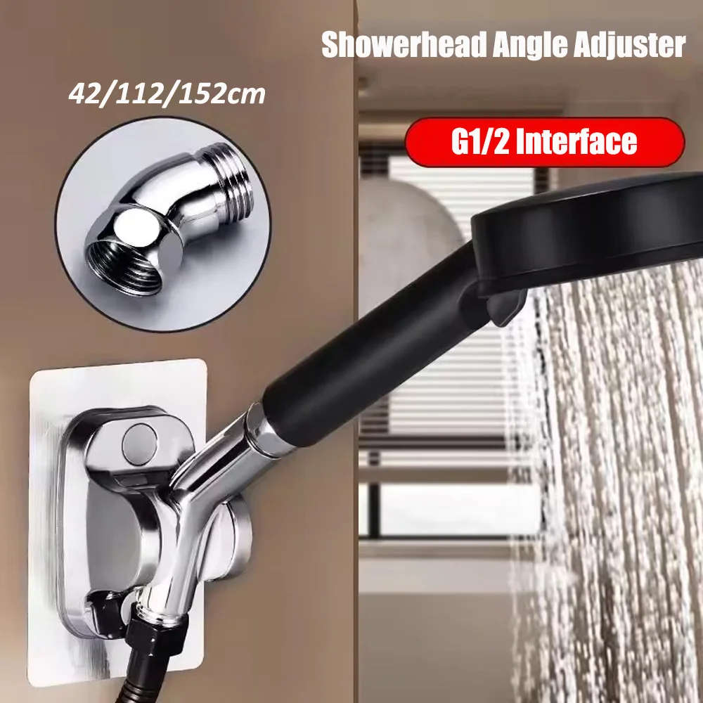 

Shower Head Angle Adjuster Elbow Adapter Connections Shower Arm Extension Angle 135° Elbow Hand Shower Top Spray Elbow Connector