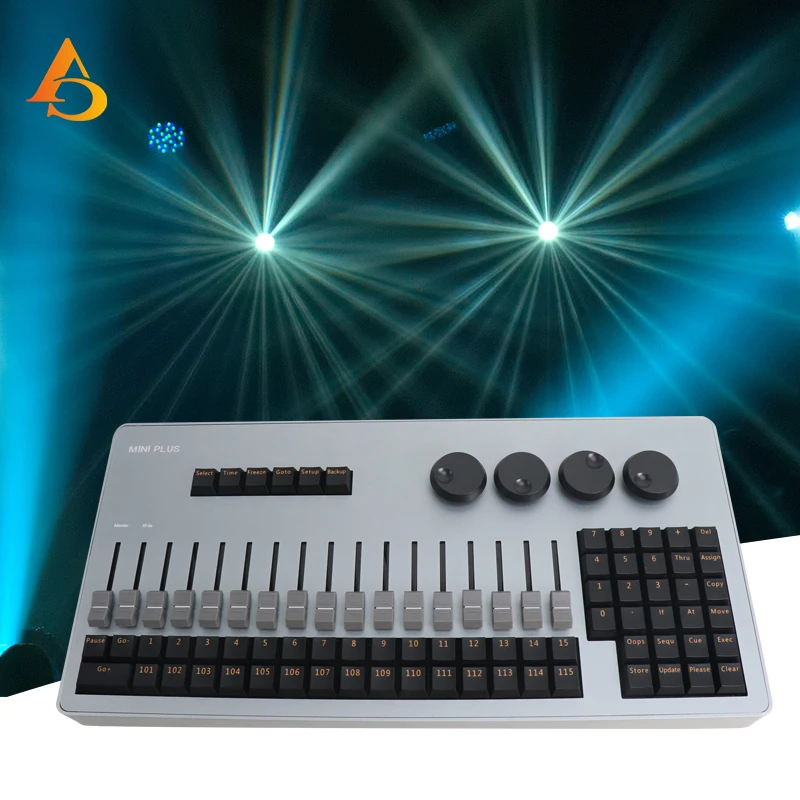 MINI PLUS MA Console Command + Fader wing Combination  DMX512 DJ Stage Effect Lighting For DJ Disco Party Moving Head