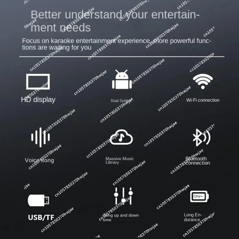 المحمولة في الهواء الطلق VOD المنزل كاريوكي الكل في واحد الأسرة KTV ساحة الرقص ذكي صوت آلة الكاريوكي