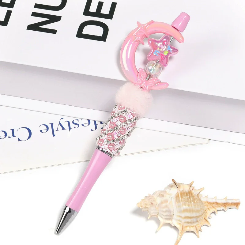 Acrylic Colorful Letters Five-pointed Star Beads Children's Handmade Diy Mobile Chain Necklace Pen Accessories Scattered Beads