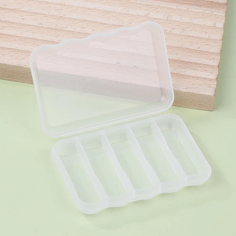 High Transparent Plastic Rectangle Box Noise-proof Earplug PP Empty Storage Box Portable Durable Small Items Case