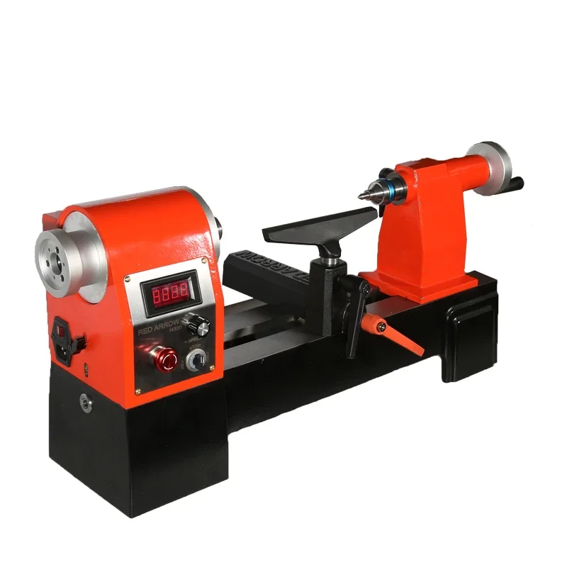 Small Woodworking Lathe Beads Processing Machine Tool Chuck Household Mini Wood Turning Machine Desktop Grinding