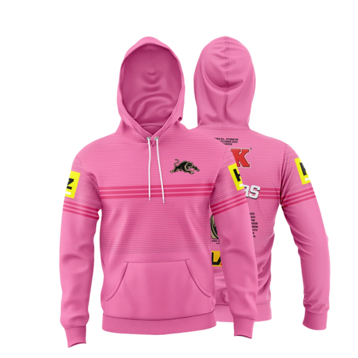 New Penrith Panthers 2024 Rugby Match Children's Hoodie - Home/Away/Preliminaries/Splicing Top Rugby Children's Hoodie