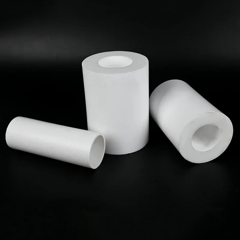 ±2mm 2PCS 500mm PTFE Hollow Rod White Polyterafluotoethylene Tube Environment-friendly Non-toxic DIY PTFE Sleeve OD12mm-30mm