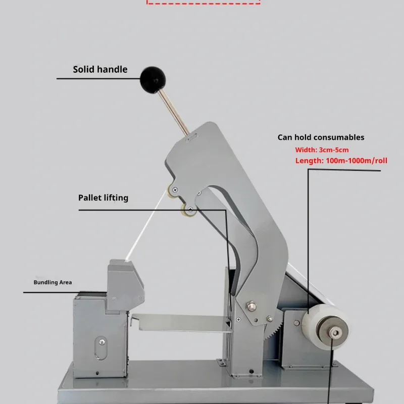 Supermarket vegetable binding machine vegetable fruit tying tool plastic bag tape bundle sealer