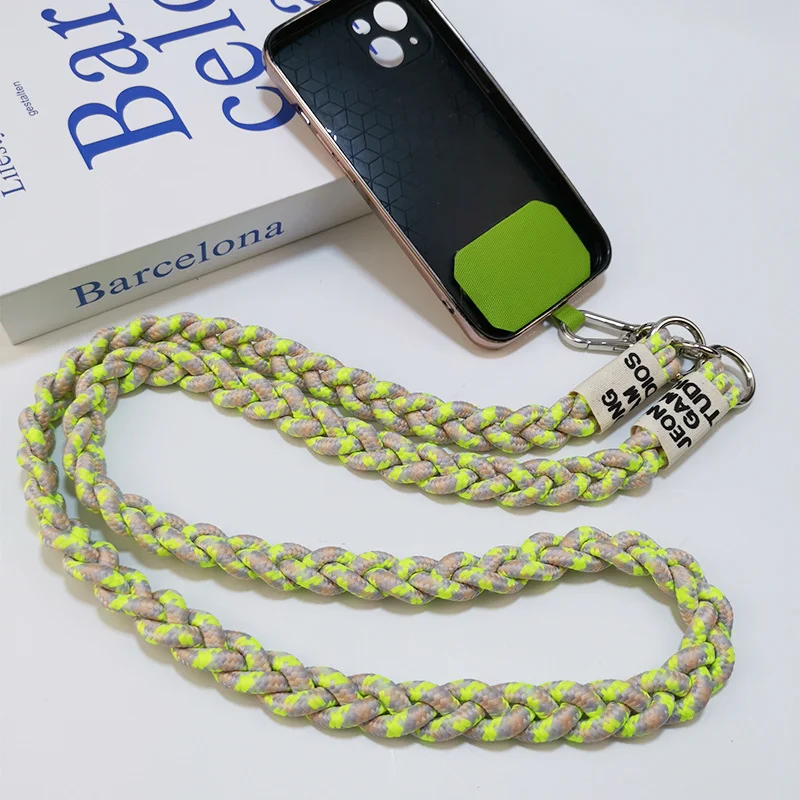 

Can Be Carried Outdoor Mountaineering Mobile Phone Lanyard Women's Belts Woven Hanging Ornaments Anti Loss Lanyards Neck Strap