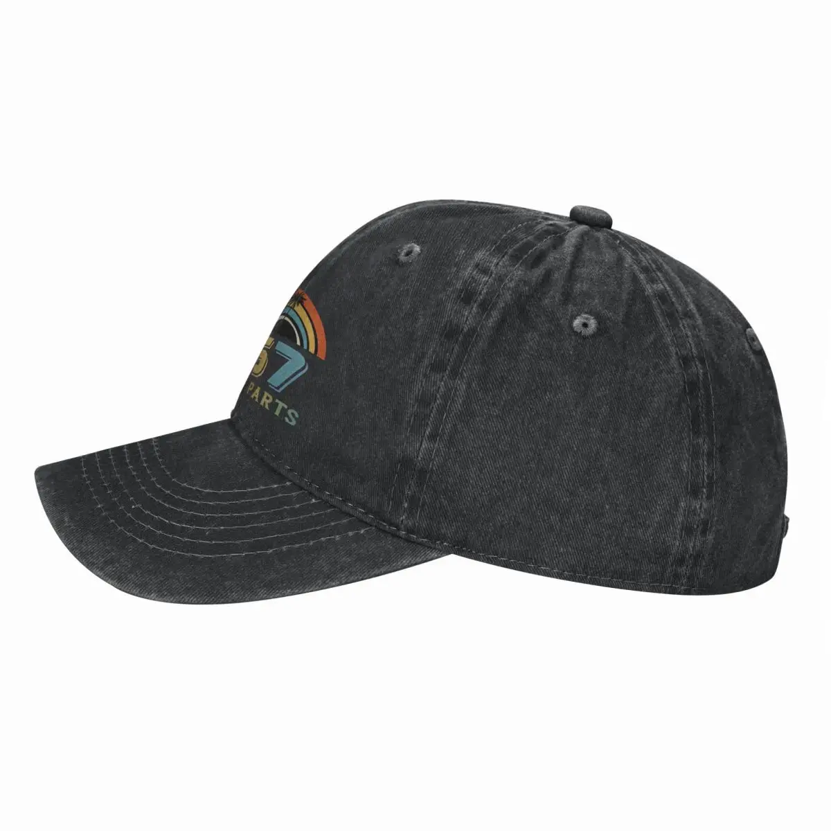 1967 Vintage Retro Rainbow Giant Wave And Palm Tree Baseball Hats Dad Hats Adjustable Baseball Cap for Men Women Cowboy Hat