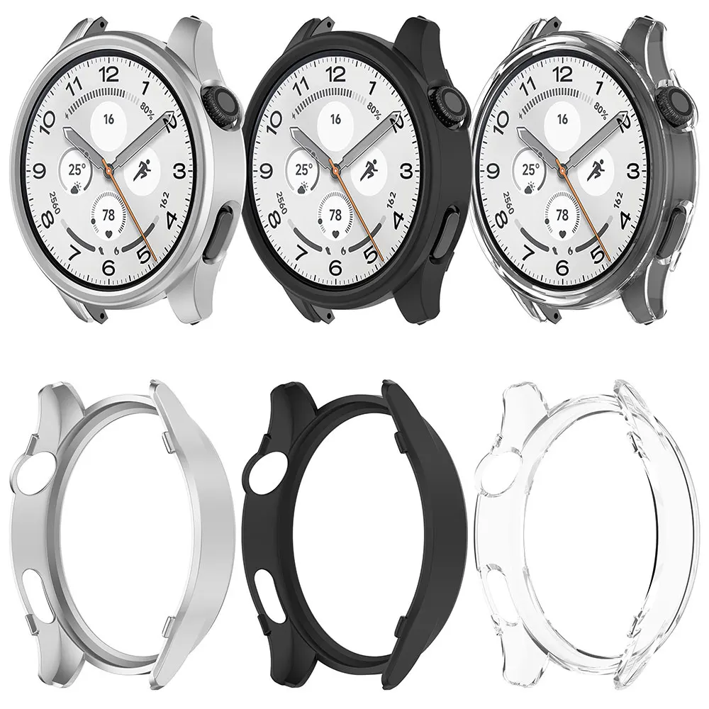 PC Case + Glass Film For Xiaomi Watch 5 Active Matte Cover Protective Hollow Bumper Shell for Xiaomi Watch5 Smart Accessories