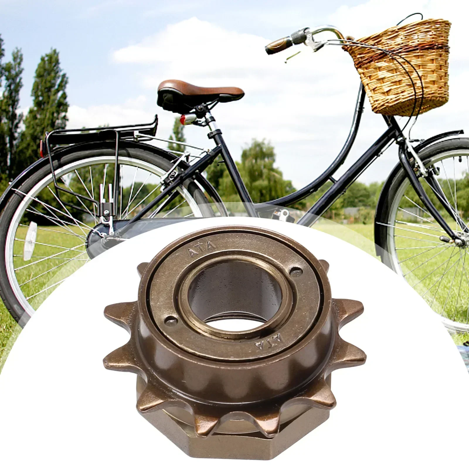 Durable Bike Part For Fixied Bicycle Flywheel Bike Freewheel 12T Teeth Bicycle Accessories Single Speed Flywheel