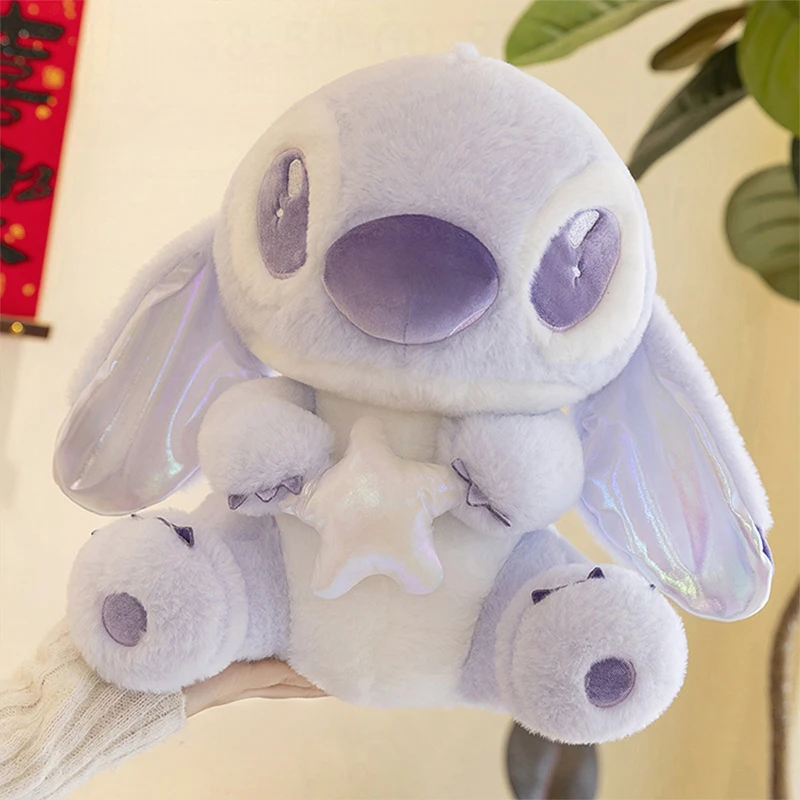 

Kawaii Disney плюшевая игрушка стежка фиолетовые вещи кукла-животное для детей подарок на день рождения мягкая кукла большой милый персонаж мультфильма