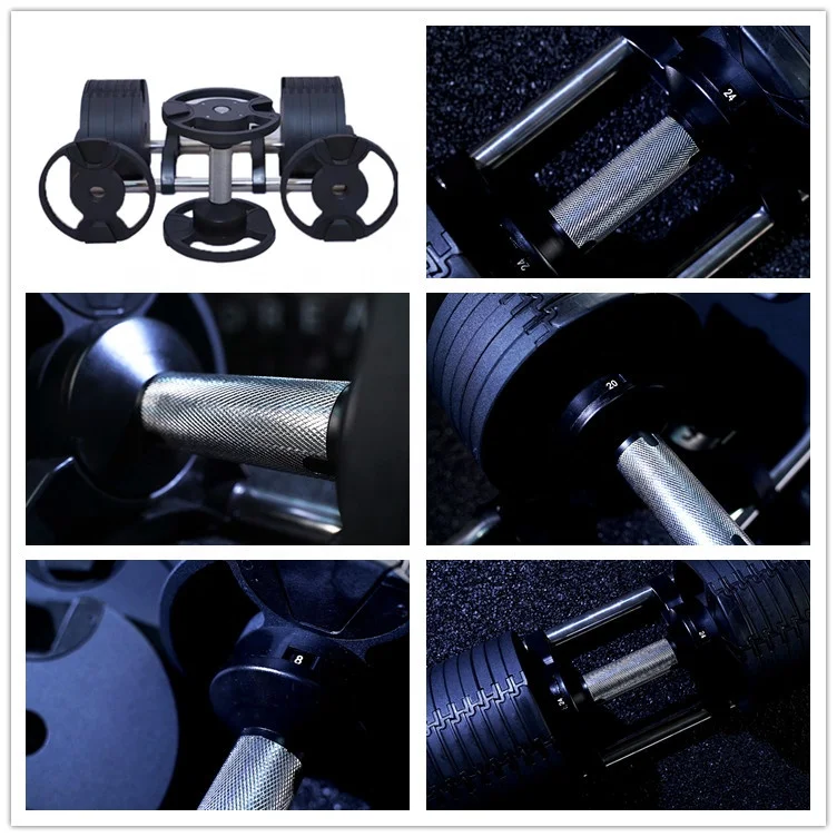 

Free Weights Barbell 20-40KG Gym Dumbbell Set Training Equipment Exercise Strength Quick Adjustable Dumbbell