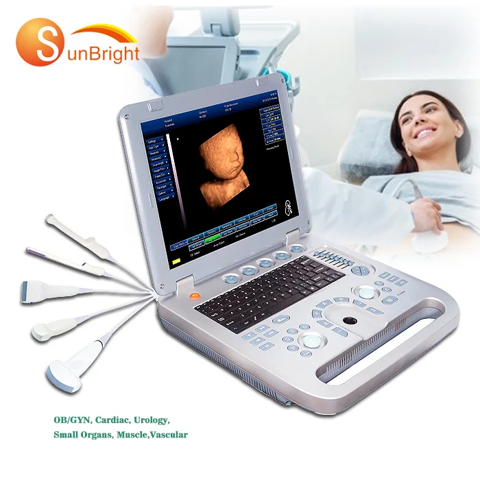 High-end diagnostic system laptop digital 3D obstetrics and gynecology ultrasound machine