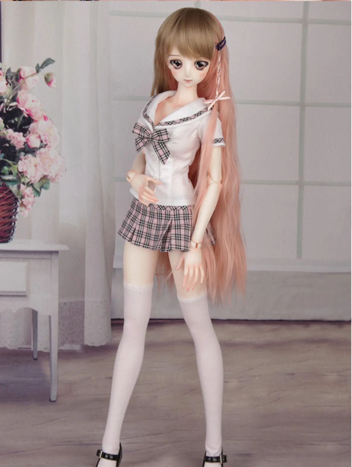 Nowy 60cm anime Bjd/sd lalka starszy Amy wysokiej jakości urodziny żywica boże narodzenie pełny zestaw ubrania peruka