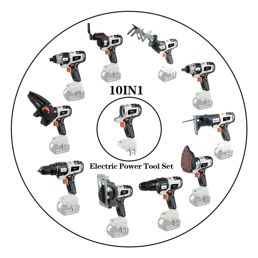 20V Cordless Brushless Cricular Saw Reciprocating Saw Chiansaw Oscillating Tool For 18V Makita Without Battery Power Tool Body