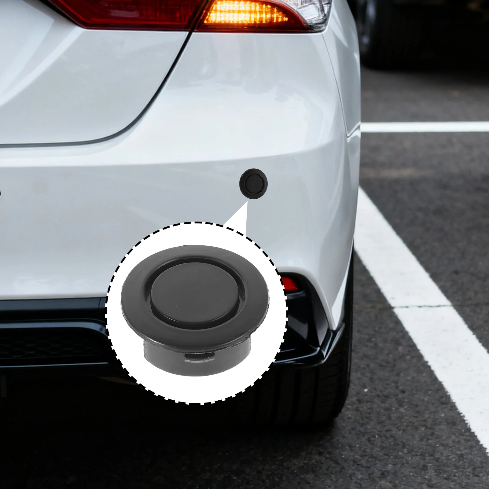 

10pcs Bumper Truck Hole Cover Corner Cover Reversing Radar Hole Plug Rear Protector Durable Plastic Wide Compatibility