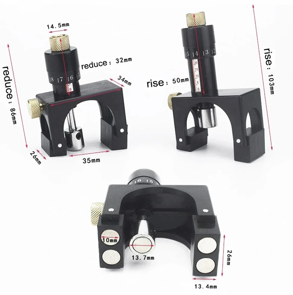 

Precise Planer Blade Adjuster Jig,Stainless Steel Planer Positioning Tool for Woodworking,Adjustable Planer Blades Setting Gauge