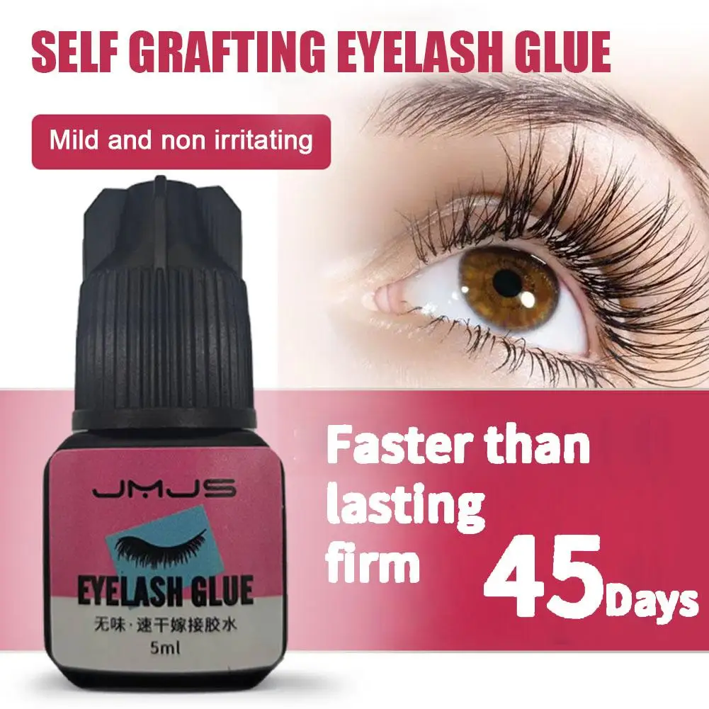 Colle à cils imperméable à faible odeur, séchage rapide en 1 seconde, extension de faux cils, adhésif Lift Gl U5J9, bain supplémentaire, 5ml