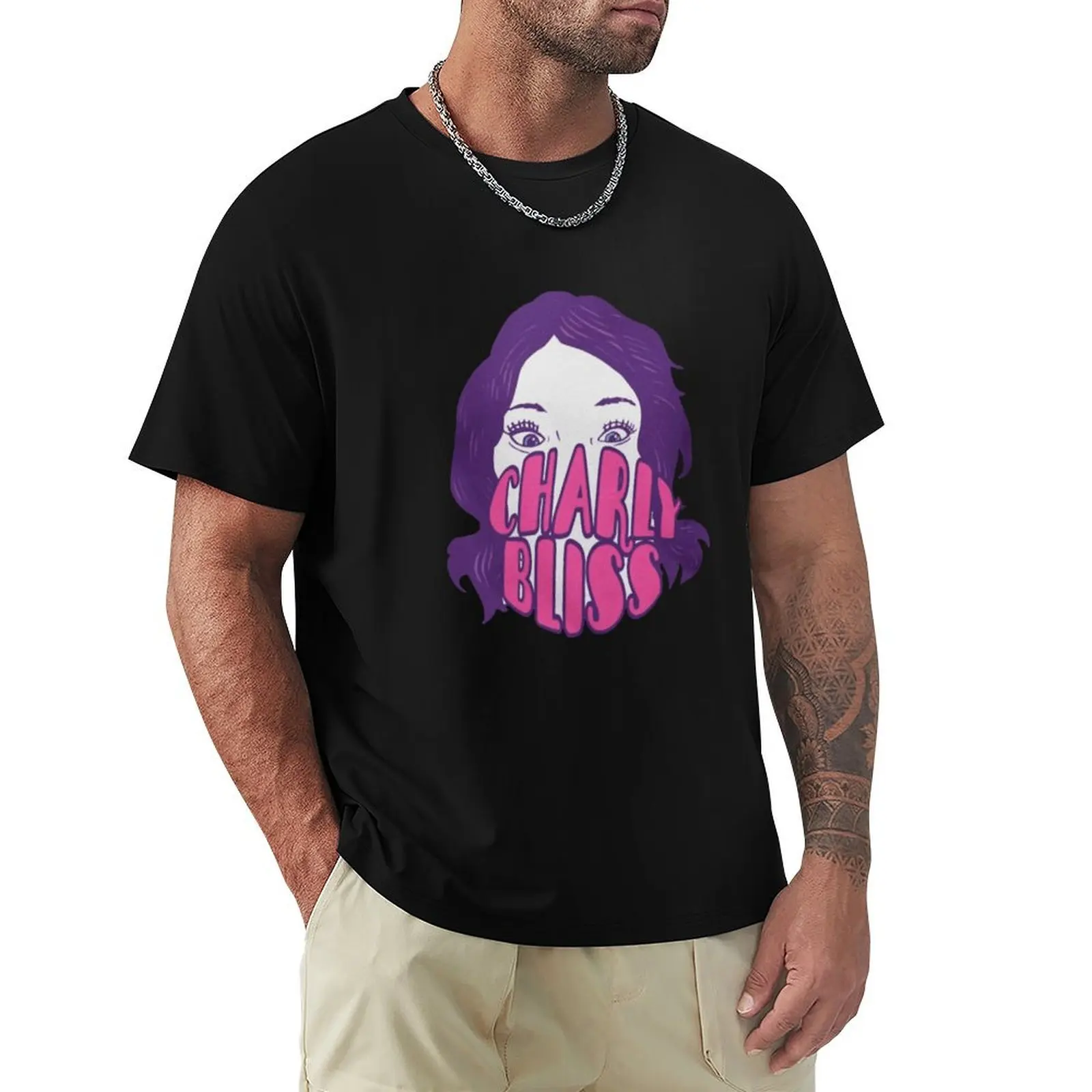 T-shirt Charly Bliss Band, T-shirt athlétique anti-humidité