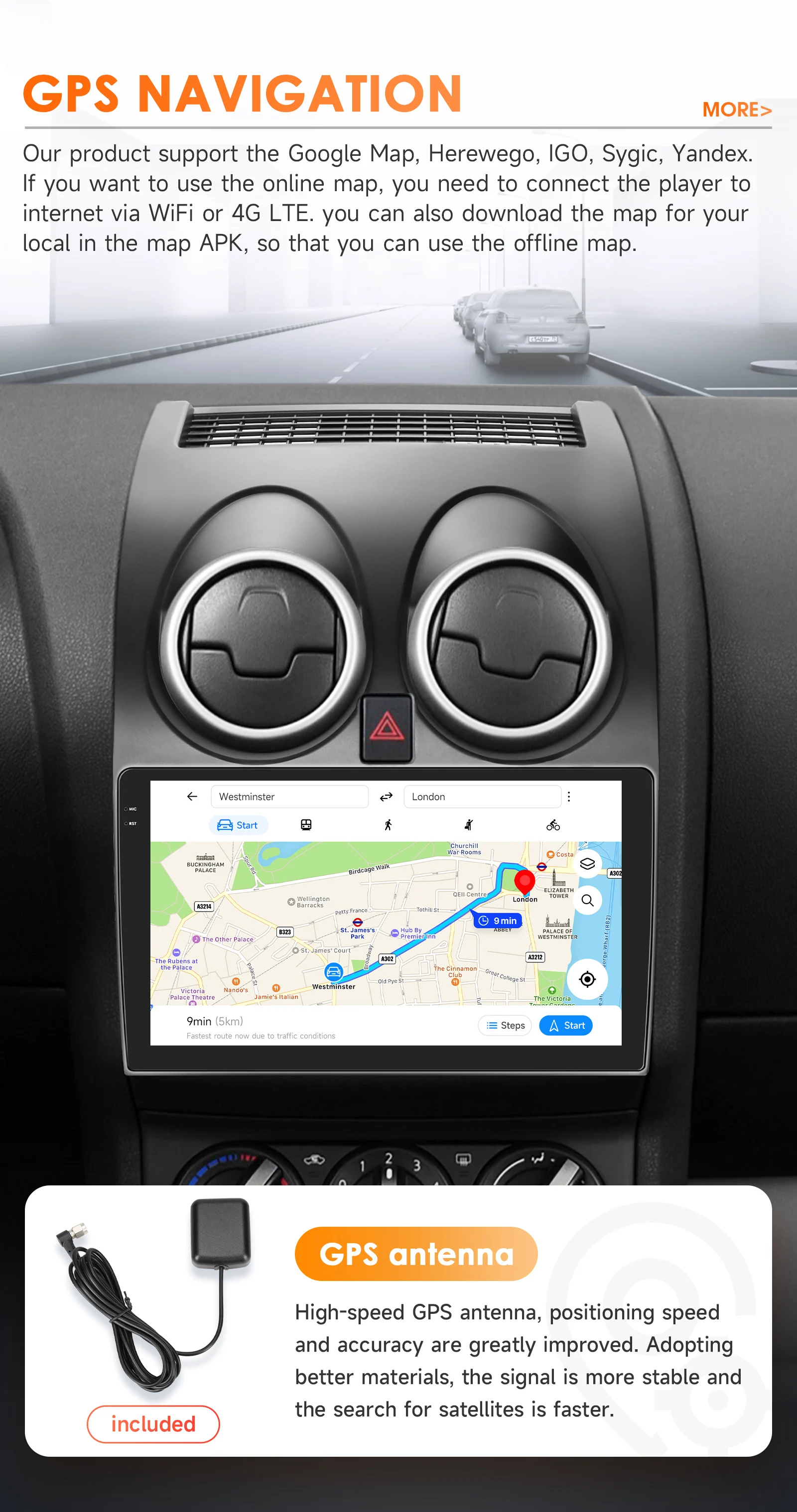 Hizpo 2 din Android 14 Radio Für Nissan Qashqai J10 2006-2013 Carplay 4G Multimedia GPS 2din Autoradio smart Auto Systeme WIFI – Detail 29