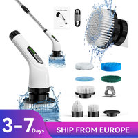 Cordless Electric Cleaning Brush 7-in-1 Multifunctional Electric Spin Scrubber Kitchen Bathroom Cleaning Brush Rotary Cleaner