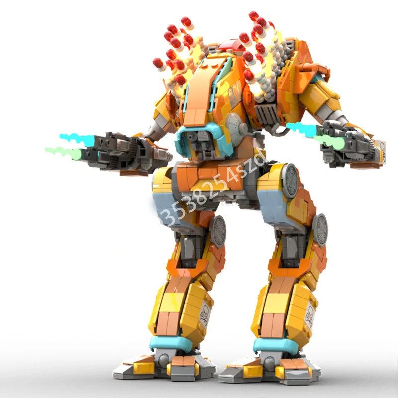 

1258 шт. MOC Mad Dog [Обман] Battlemech Строительные блоки Космическая воображение STEM STEAM Обучение Рождественская игрушка в подарок