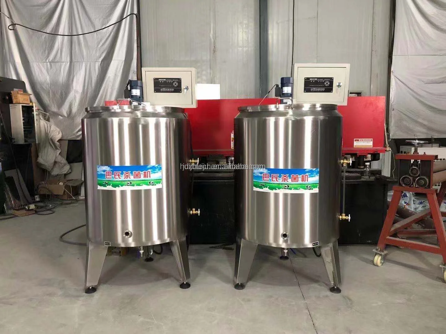 خزان مبستر الحليب للحليب / آلة البسترة والبسترة / البسترة #3