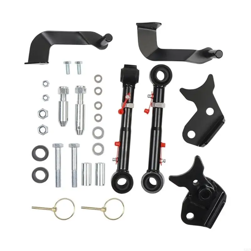 

"Heavy-duty adjustable front side swing link connection kit–quick disconnect design for 2019-2020 models to stability"