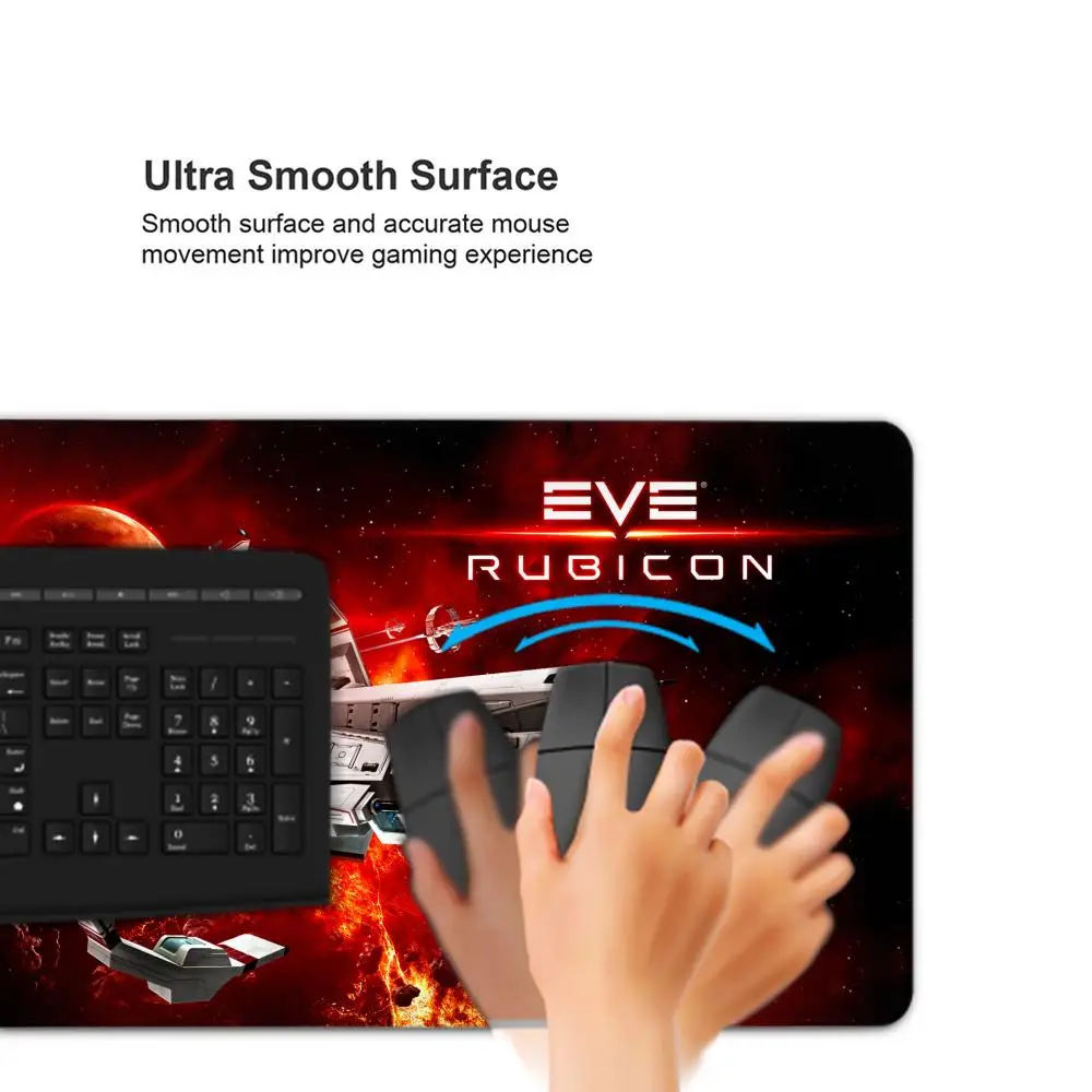 Eve Online Anime Large Mousepad XXL Gaming Accessories Keyboard Desk Mat Laptop Office Carpets Rubber Overlock Mouse Pad for CS