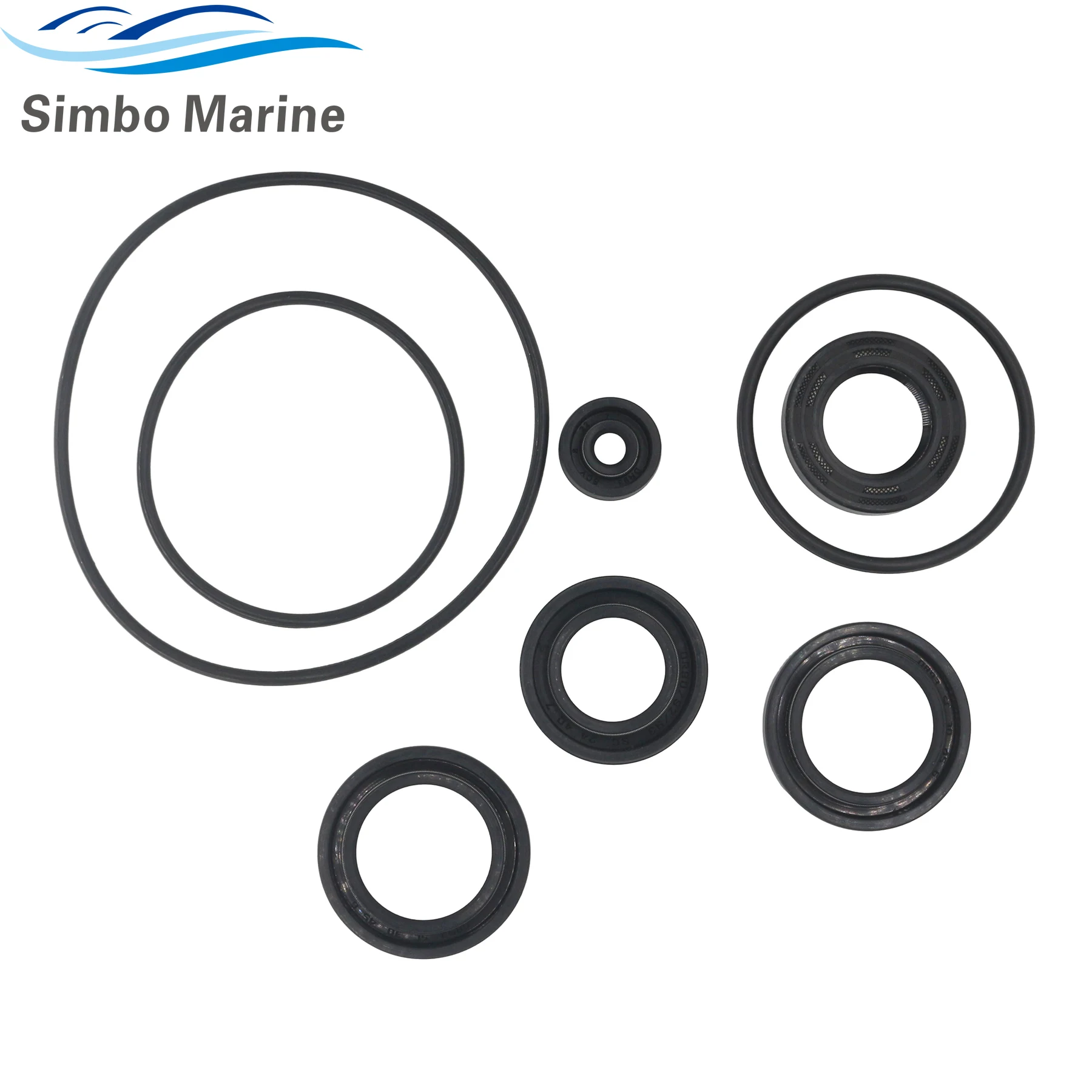 

25700-93J00 Lower Unit Gearcase Seal Kit for Suzuki Johnson 4-Stroke DF 150 To 250 HP Outboard Engine 5035077 18-8380