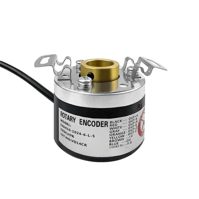 Hollow Shaft Encoder E40H6/H8/H10/H12-1000 1000 P/R Incremental Rotary 40mm Aluminum Alloy