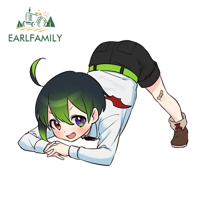 

EARLFAMILY 13cm x 9.6cm Kagari Anime Hentai Car Sticker Car Door Protector Amusing Decals Occlusion Scratch Bumper Decor