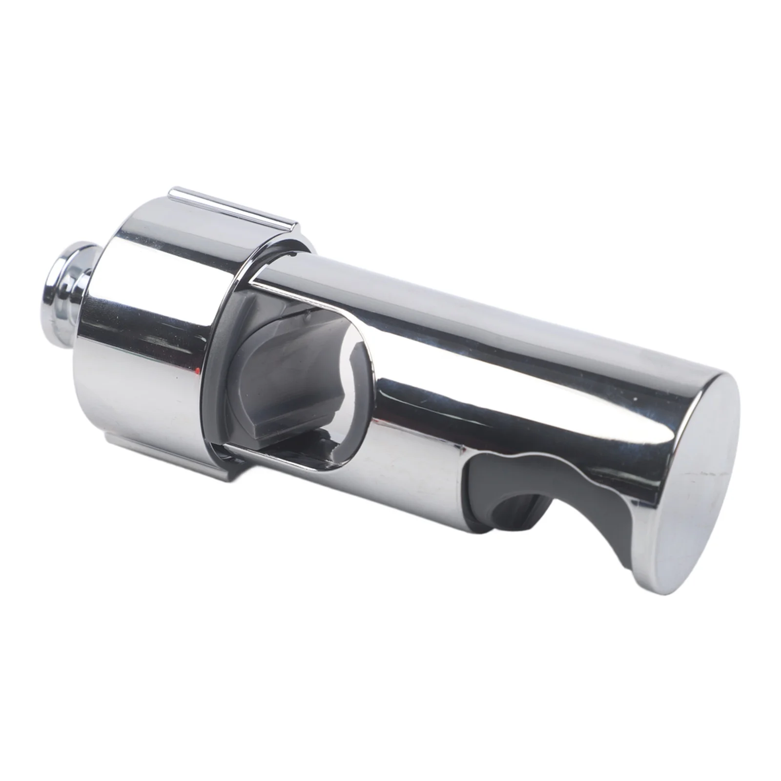 304 Stainless Steel Shower Bracket with Rotating Socket Allowing 120 Degree Tilt Adjustment and Secure Rail Locking