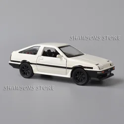 1:37 Scale Diecast Model Car Toys Toyota AE86 Pull Back Miniature Replica Collectible