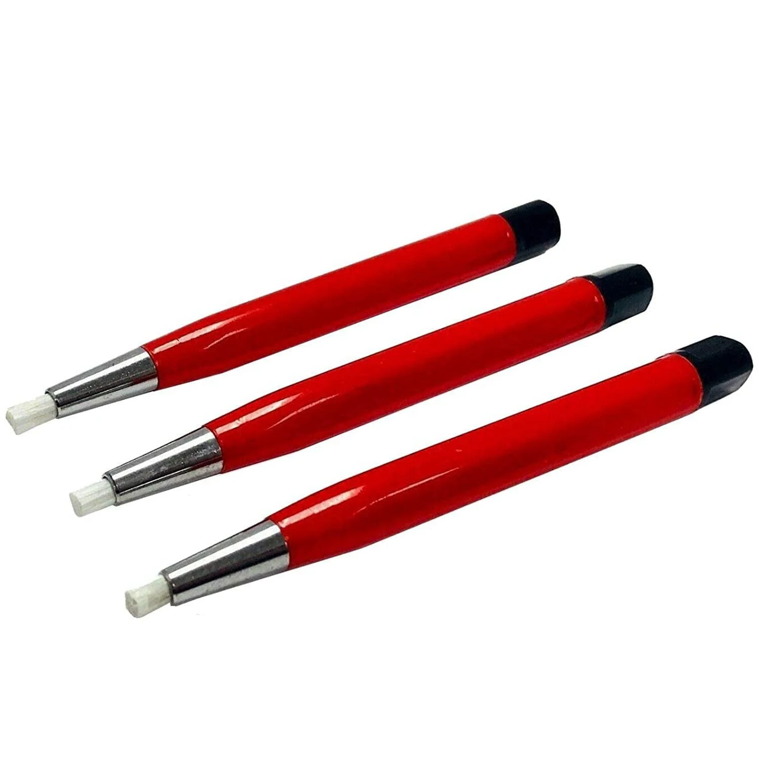 Fiberglass Scratch Brush Pen 3Pcs Jewelry, Watch, Coin Cleaning, Electronic Applications, Removing Rust and Corrosion