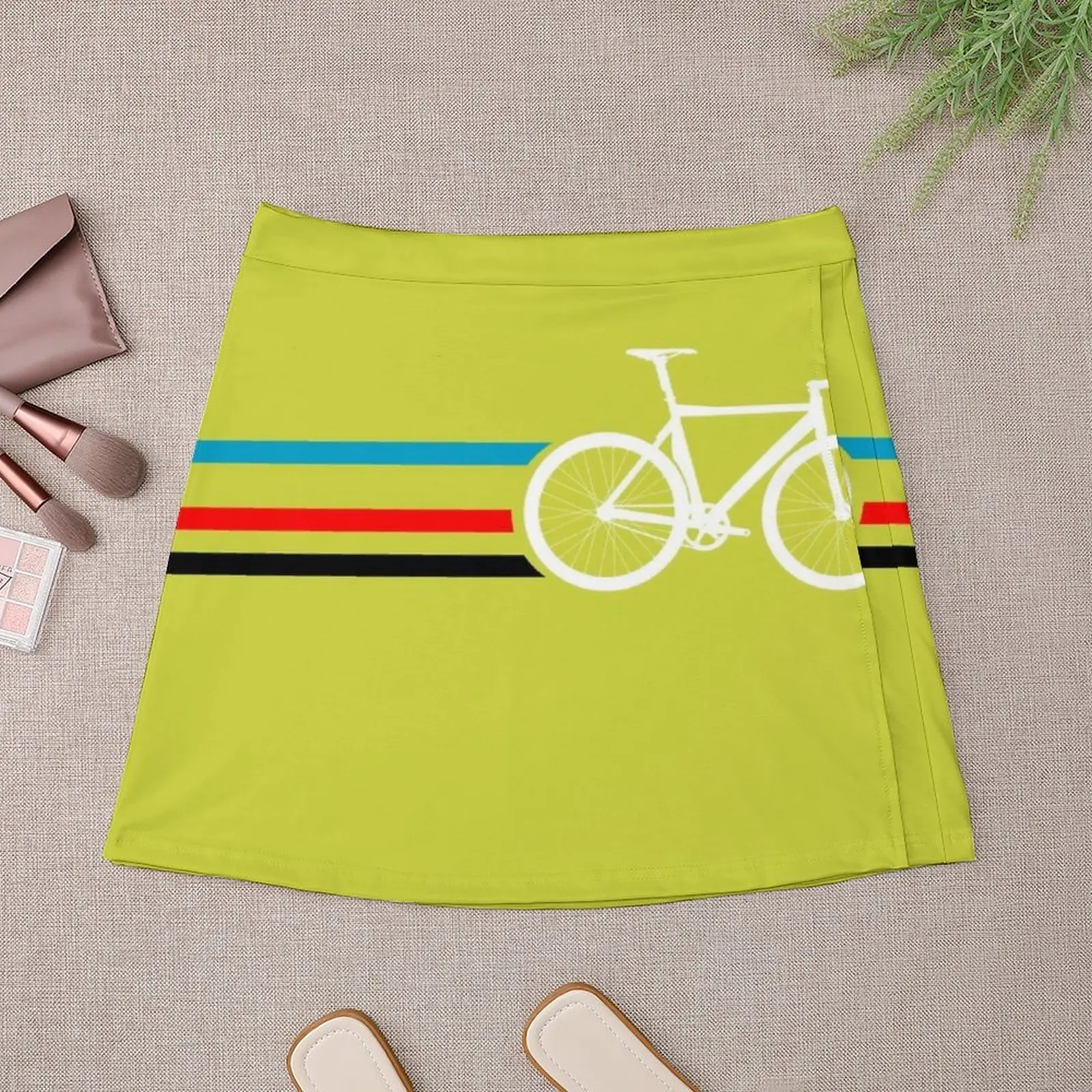 Bike Stripes Velodrome Mini Skirt Woman short skirt skirts for womens