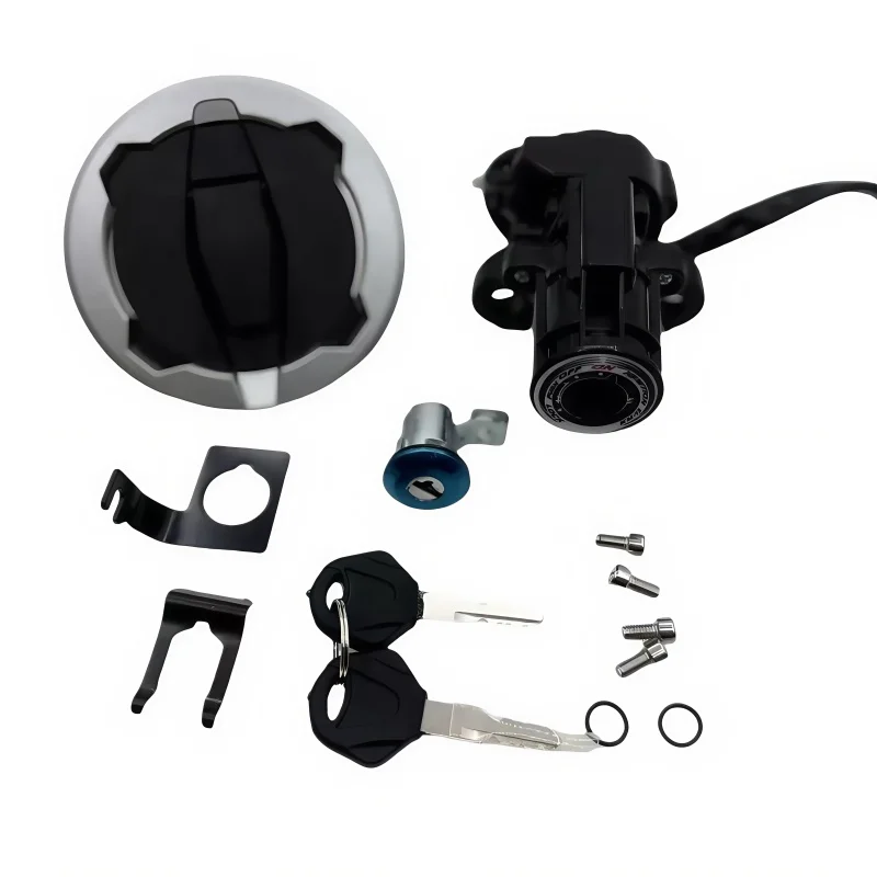 

Motorcycle Fuel Tank Cap Lock Ignition Switch Lock Set Seat Lock Set With Keys For Kawasaki NINJA400 Z400 EX400 2018-2023