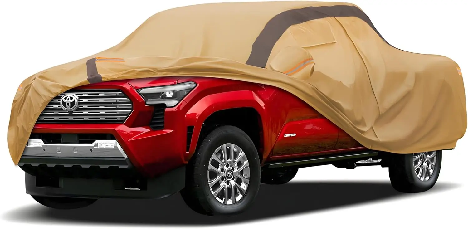 

Waterproof All-Weather Car Cover for Toyota Tacoma 2005-2024, UV & Rain Protection