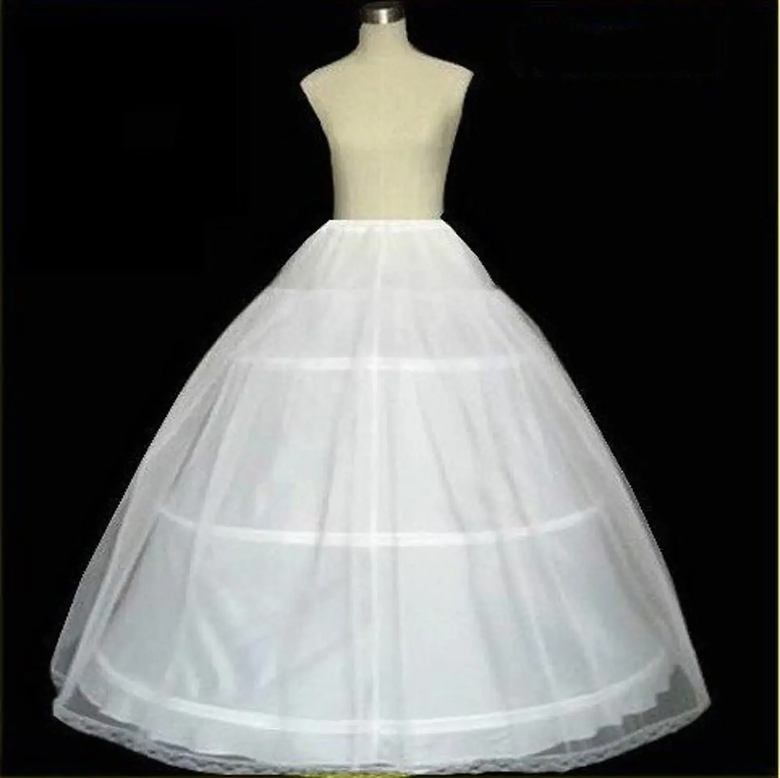 งานแต่งงานชุดบอลรูปร่าง 3 ชุดกระโปรงเต็ม Hoop Petticoat Slip กางเกงขาสั้นสวมใส่ภายใต้กระโปรง 2023